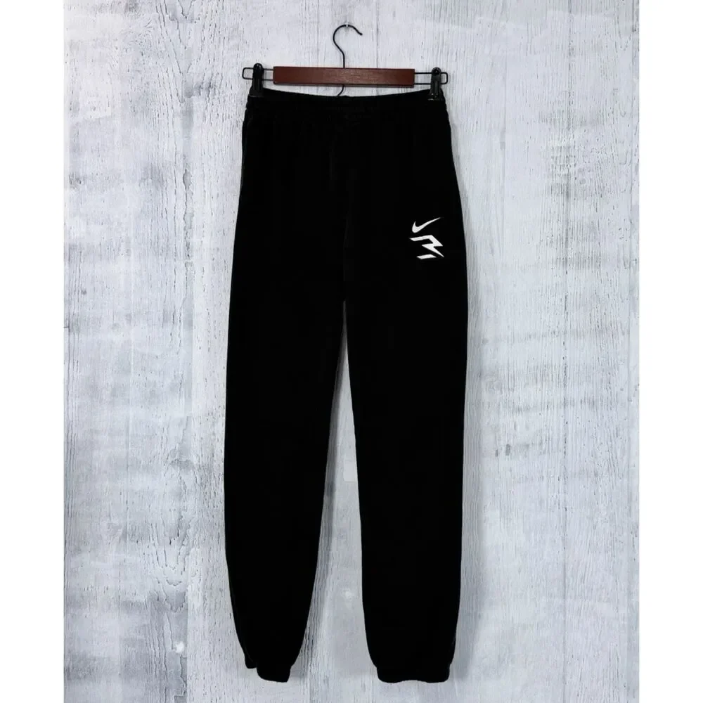 Nike 3 Brand Fleece Joggers Black Sweatpants Youth Boys Large 12/13 yrs